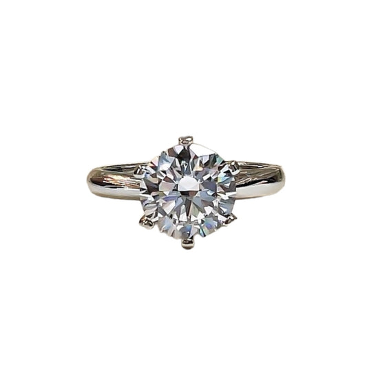 Round Brilliant Diamond Solitaire Ring 2ct