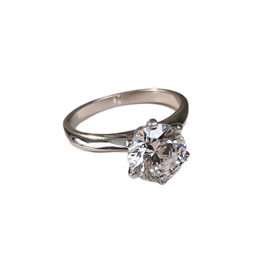 Round Brilliant Diamond Solitaire Ring 2ct